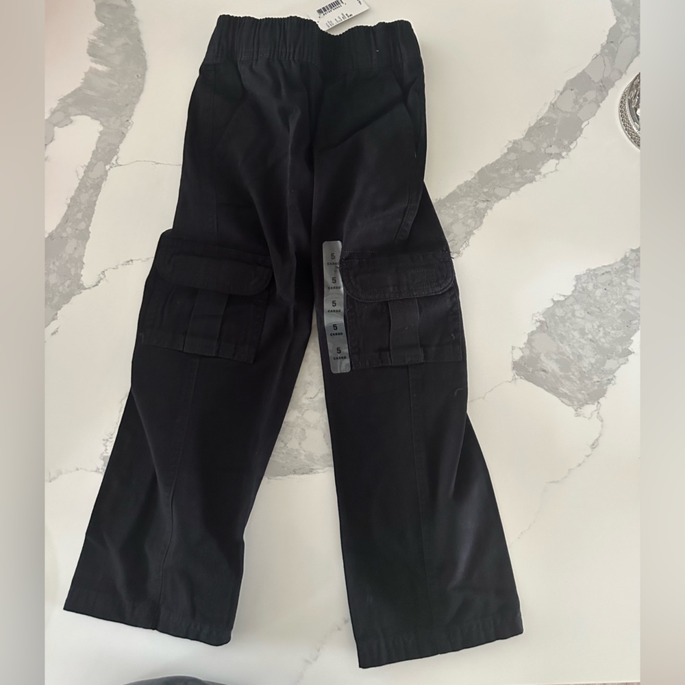 The Children's Place Black Cargo Casual Pants